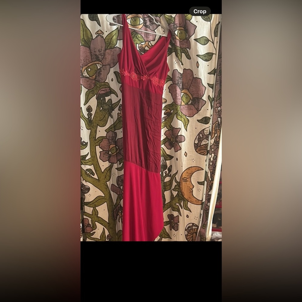Elegant Red Evening Gown